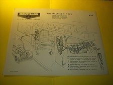 FEUILLET no 15 PLAN D INSTALLATION D EPOQUE POUR POMPE A ESSENCE BOUTILLON satam