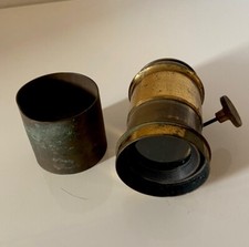 Objectif ancien en laiton pour Chambre