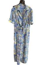 Très Belle Combinaison Pantalon Fluide Légère Poupette St Barth 34/36 Tbe