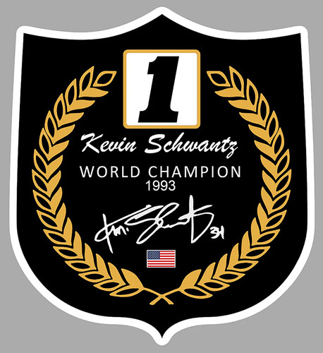 Sticker kevin schwantz - kevin,