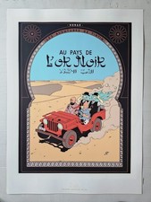 Hergé sérigraphie tintin - hergÉ,