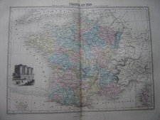 Grande CARTE de la FRANCE en