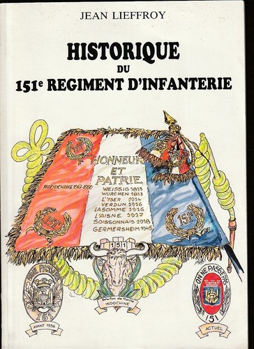 Historique 151e régiment - du,