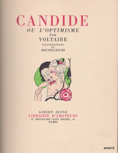 Voltaire candide brunelleschi - voltaire,