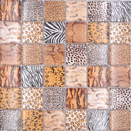 Carreaux mosaïque verre tiger - carreaux,
