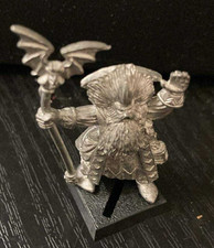 GW WARHAMMER 1 FIGURINE MAGE DE BATAILLES SORCIER LUMINEUX METAL