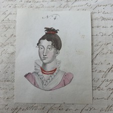 Gravure Ancienne Portrait