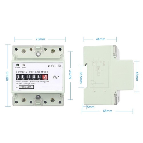 Compteur énergie temps - compteur, d'énergie
