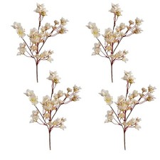 Fleurs réalistes branches de pêche artificielles fil de fer à l'intérieur br