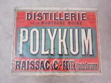 Ancienne Affiche Publicitaire Distillerie RAISSAC Et Cie REVEL Deco Bar Bistrot 