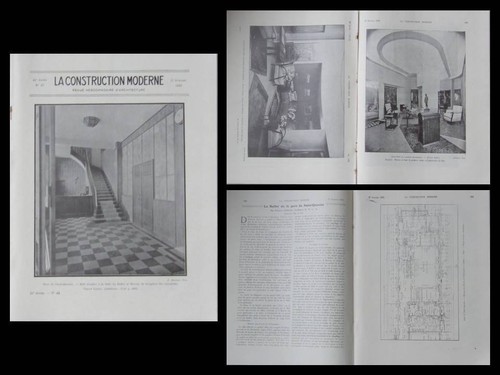 Construction moderne 1930 gare - construction,