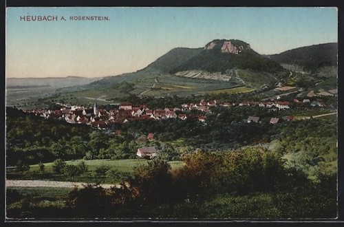 Heubach rosenstein vue de - vue,