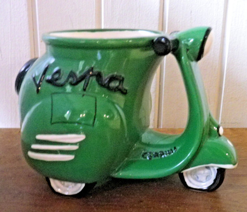 Vespa scooter pot vintage - scooter,