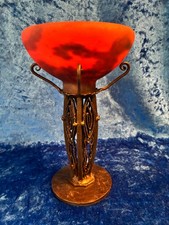 Lampe robj en fer forgé art