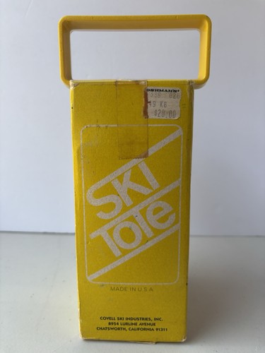 Ski tote yellow - tote, carrier