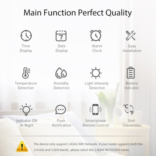 Thermomètre wifi hygromètre - thermomètre,