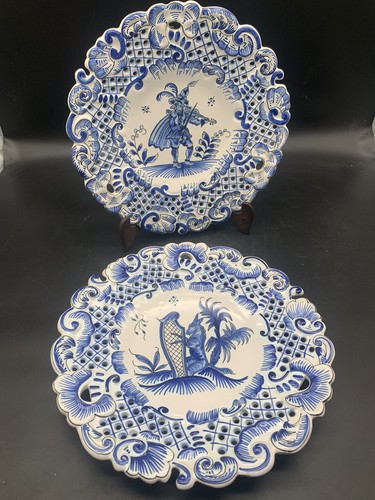 Lot deux assiettes - lot, en
