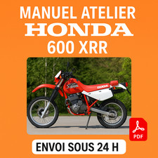 Manuel Atelier Honda 600 XRR