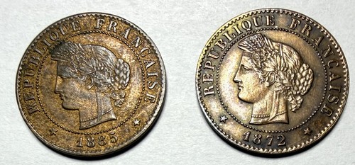 Lot pièces centime - lot,