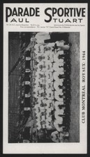 1943-47 Parade Sportive Montreal ROYALS Baseball Card - Team Photo 1944