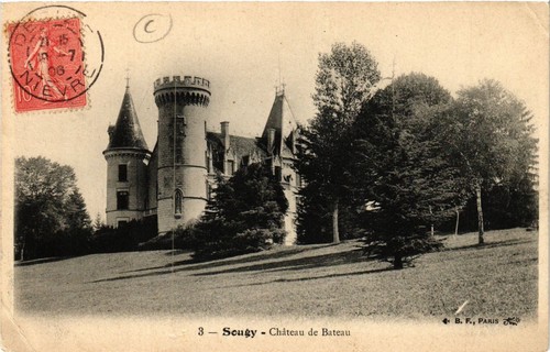 Cpa sougy chateau - ak, sougy-chateau
