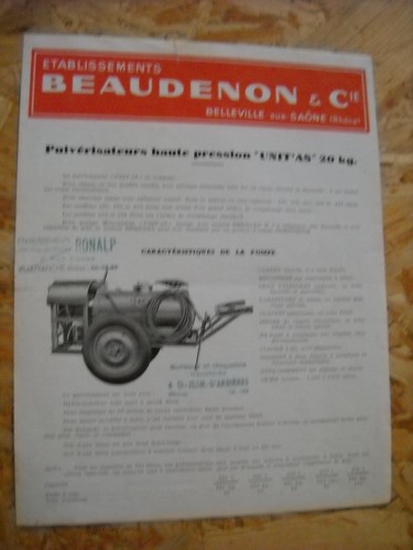 Brochure pulverisateur haute - brochure,