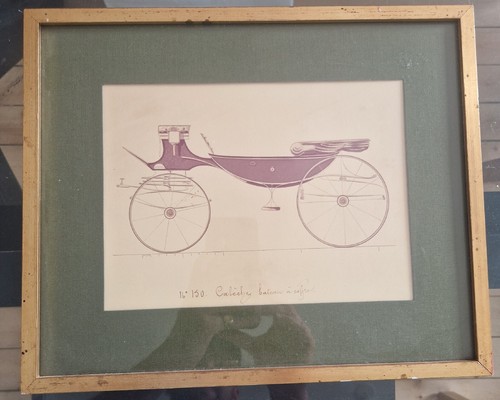 Cadre avec gravure hermès - avec, n°