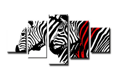 Tableau sur toile zèbre - tableau,