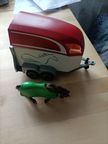 Playmobil remorque cheveaux - remorque,