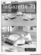 AKMP4-0301-SALON - LA GAZETTE 71 - TORTUE EN TERRE - SEPTEMBRE 2003