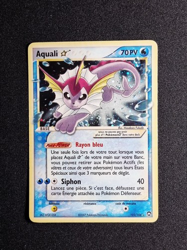 Carte pokemon aquali - carte, star
