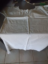ANCIENNE CHEMISE DE NUIT EN COTON - LINGE ANCIEN - VINTAGE petites manches