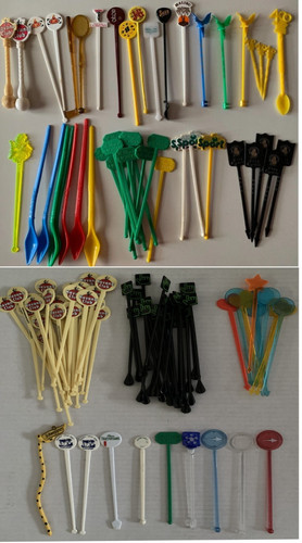 Lot touilleurs vintage - lot,