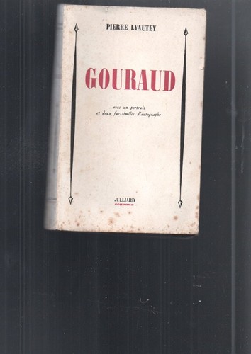 Livre gouraud lyautey - livre,