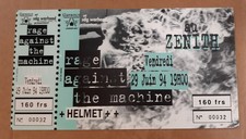 ticket billet place concert