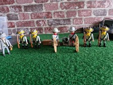 playmobil soldats sudistes custom avec canon