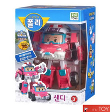 Robocar Poli SANDY Rose Voiture de Sauvetage Tout-Terrain Transformant...