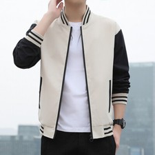 Hommes Veste Bomber Col