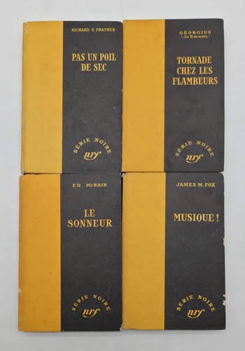Lot livres série noire nrf - 4,