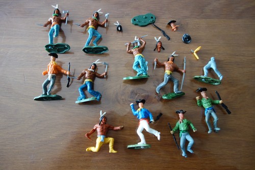 Lot figurines indiens et - lot, de