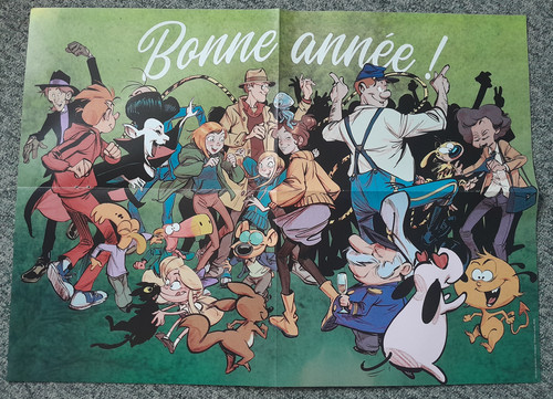 Poster bonne année - année,