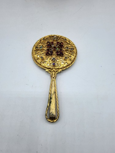 Miroir à main ancien - –,