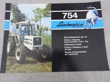 catalogue feuillet lamborghini 754 / 754 DT tracteur