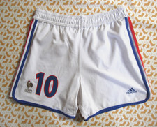 Short Adidas Equipe de France Zidane 2000 Vintage Football Homme - 44 / M