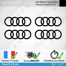 Lot de 4 stickers pour AUDI