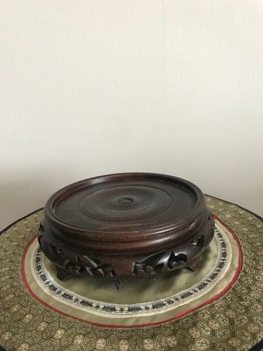 Socle support bois vase - socle,