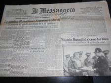 1934 VITTORIO MUSSOLINI RICEVE DAL DUCE BREVETTO PREMILITARE PILOTA CALCIO USA