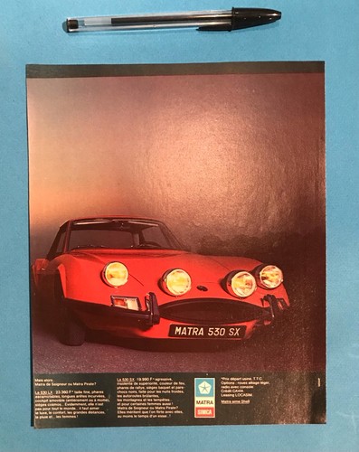 Matra 530 simca - matra, sx