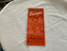 1962 europe travel brochure - travel,