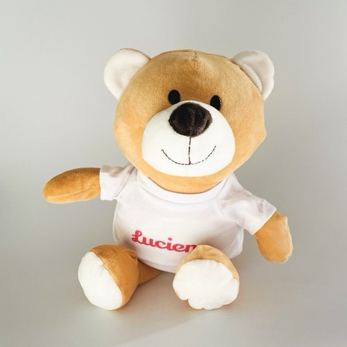Peluche ourson lucien 23cm - 23cm,